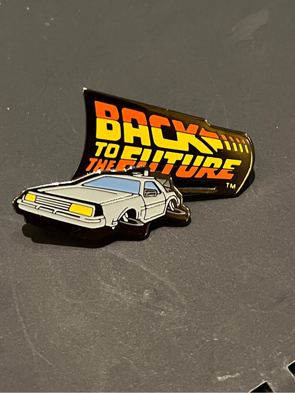 Back to the Future Enamel Pin Set - Black, Silver, Yellow